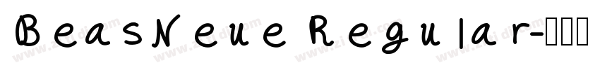 BeasNeue Regular字体转换
